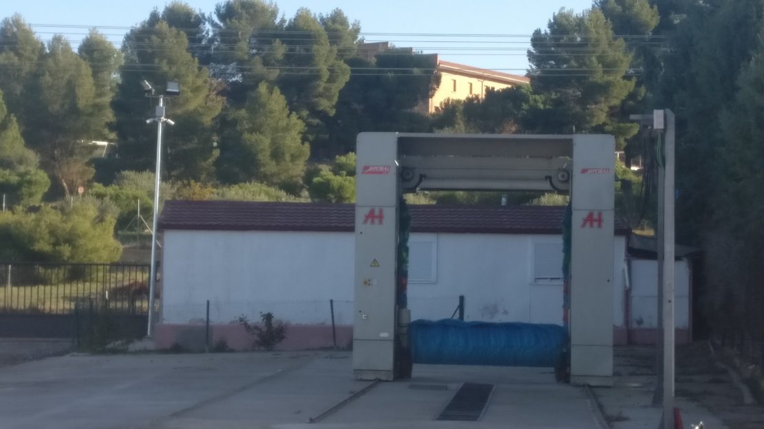 Ilavadero en campa en madrid
